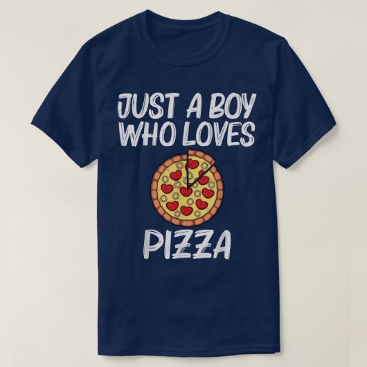 Funny Pizza voor jongens Kinder Pizza Lover Chef P T-shirt (Design voorkant)