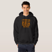 Funny Pizza voor mannen Kinder Italiaans Snel Voed Hoodie (Voorkant volledig)