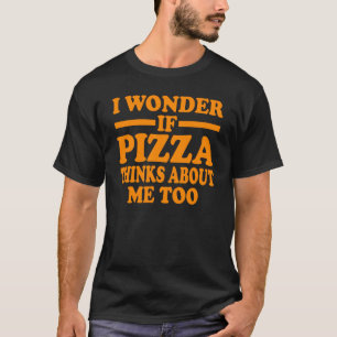 Funny Pizza voor mannen Kinder Italiaans Snel Voed T-shirt