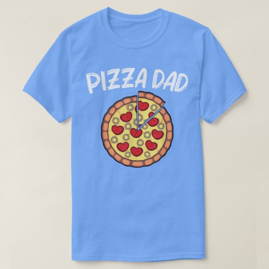 Funny Pizza voor vader Pizza Lover Chef Pepper T-shirt (Design voorkant)