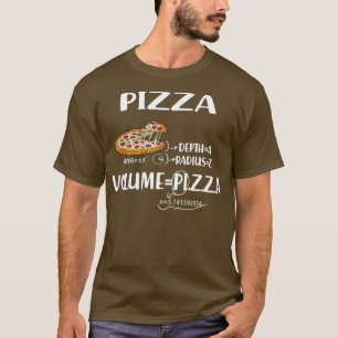Funny Pizza wiskunde formules Wiskunde Leraar Nati T-shirt