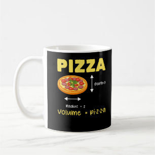 Funny Pizza Wiskunde Volume Berekening Food Lover Koffiemok