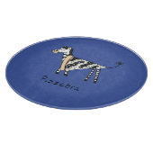 Funny Pizza Zebra Cute Cartoon Kinderen Snijplank (Hoek)