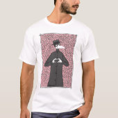 Funny Plague Doctor houdt van Pastel Gothic Creepy T-shirt (Voorkant)