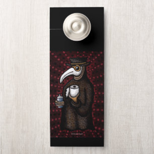 Funny Plague Doctor in de toiletpapier Deurhanger