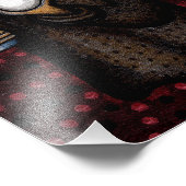 Funny Plague Doctor in de toiletpapier Foto Afdruk (Hoek)