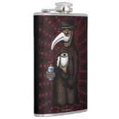 Funny Plague Doctor in de toiletpapier Heupfles (Rechts)