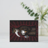 Funny Plague Doctor met Toilet Paper Briefkaart (Staand voorkant)