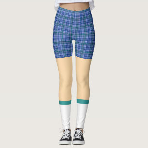 Funny Plaid shorts golfvrouwen Leggings