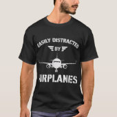 Funny Plane Flying Design for Pilot & Aviation Fan T-shirt (Voorkant)