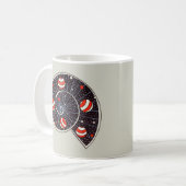 Funny planets galaxy space koffiemok (Voorkant links)