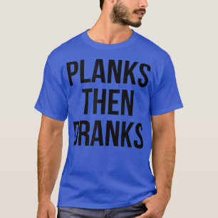 Funny Planks dankt vervolgens fitness Gym die verv T-shirt