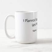 Funny Planned Productive Mug Koffiemok (Links)