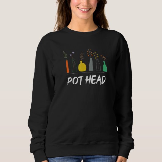 Funny Plant en Gardener Pot Succulent Trui (Voorkant)
