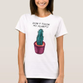 Funny Plant Lady Gardener Cactus Succulent T-shirt (Voorkant)