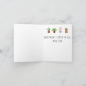 Funny Plant Lover Kaart (Binnen)