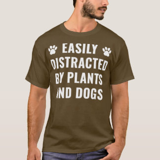 Funny Planten and Dogs Gardening Plant Lover Dog L T-shirt