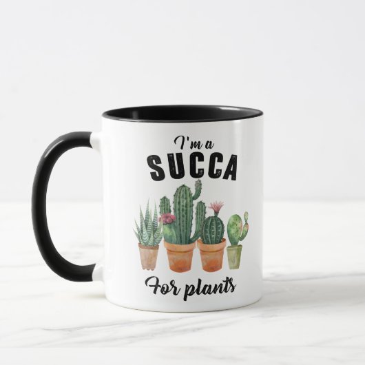 Funny planten succulent potcacti cactus mok (Links)