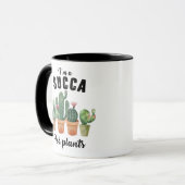 Funny planten succulent potcacti cactus mok (Voorkant links)
