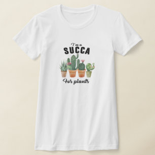 Funny planten succulent potcacti cactus t-shirt