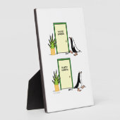 Funny Plastic chirurg Cartoon Cute Penguin Fotoplaat (Zijkant)