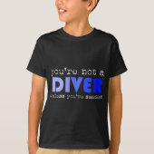 Funny Platform Springboard Diving Sarcastic Diver T-shirt (Voorkant)