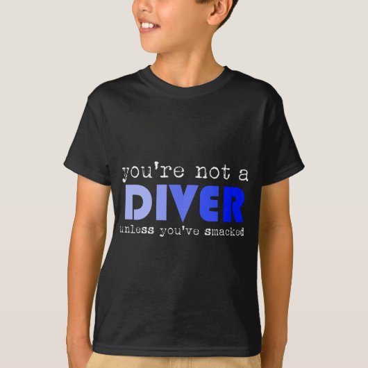 Funny Platform Springboard Diving Sarcastic Diver T-shirt (Voorkant)