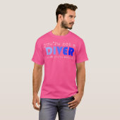 Funny Platform Springboard Diving Sarcastic Diver T-shirt (Voorkant volledig)