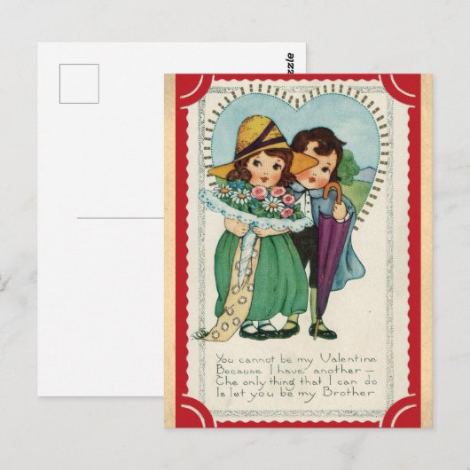 Funny Platonic Friend Valentijnsdag Briefkaart (Voorkant / Achterkant)