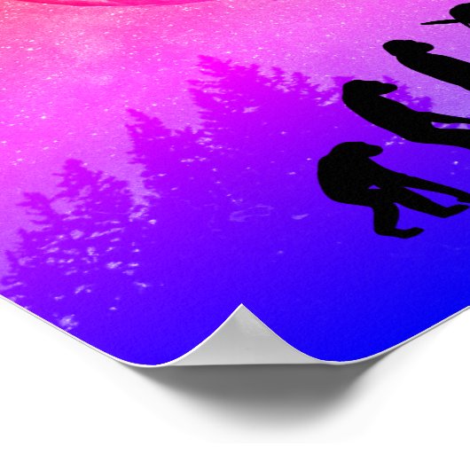 Funny Player Evolution Theme Netball Poster (Hoek)