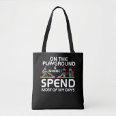Funny Playground Quottes - Kinder Funny playpark Tote Bag (Voorkant)