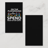 Funny Playground Quottes - Kinder Funny playpark Visitekaartje (Voorkant / Achterkant)