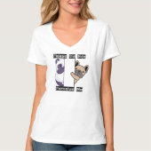Funny Please Do Not Perceive Me Women's V-Neck T-shirt (Voorkant)