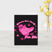 Funny Please Don't Fall For Me Medical Non Slip So Kaart (Gele Bloem)