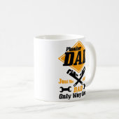 Funny Plumber Dad Only Way Cooler Coffee Mok Gift (Voorkant rechts)