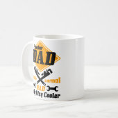 Funny Plumber Dad Only Way Cooler Coffee Mok Gift (Voorkant links)