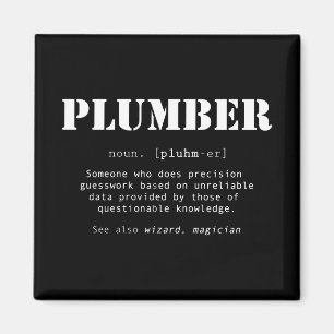 Funny Plumber Dictionary Definition Magneet