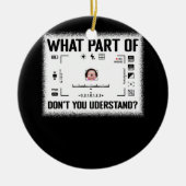 Funny Plumber Extra Kosten Keramisch Ornament (Voorkant)