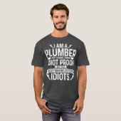 Funny Plumber Gifts  Apparel Premium T-shirt (Voorkant volledig)