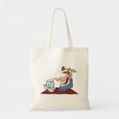 Funny Plumber Unblocking een toilet Tote Bag (Voorkant)