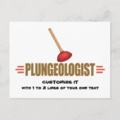Funny Plumbing Briefkaart (Voorkant)