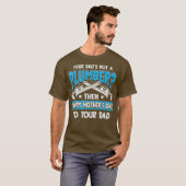 Funny Plumbing Gezegde Plumber Dad Premium T-shirt (Voorkant volledig)