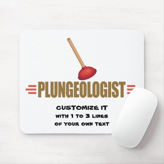 Funny Plumbing Muismat (Met muis)