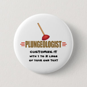 Funny Plumbing Ronde Button 5,7 Cm