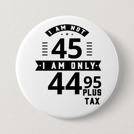 Funny  Plus Tax Button (Voorkant)
