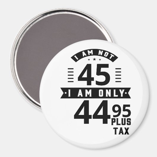 Funny  Plus Tax Magnet (Voorkant / Achterkant)