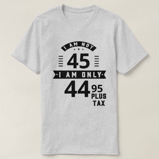 Funny Plus Tax T-Shirt (Design voorkant)