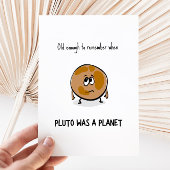 Funny Pluto Birthday-kaart