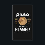 Funny Pluto Planet Facts Science Astronomy Humor Visitekaartje<br><div class="desc">Funny Pluto Planet werkt met de Humor van de wetenschapsterstronomie.</div>
