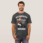 Funny Plymouth Rock Chicken Hen Humor Gift T-shirt (Voorkant volledig)